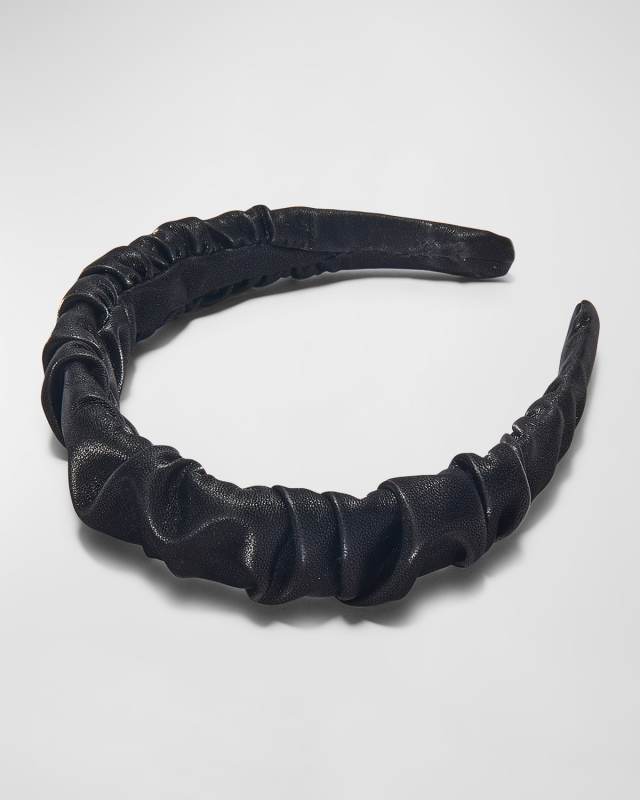 Kelly Faux Leather Headband